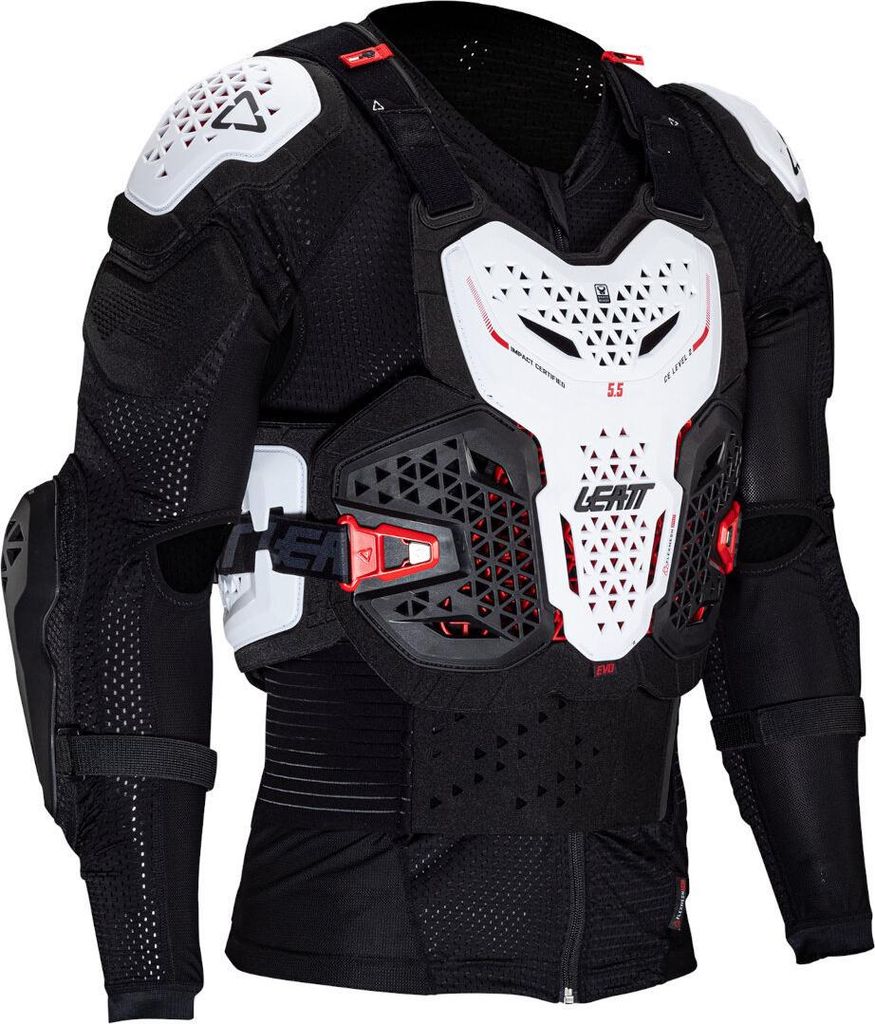 Leatt Body 5.5 EVO Protektorenjacke, weiß, XL Produktbild 