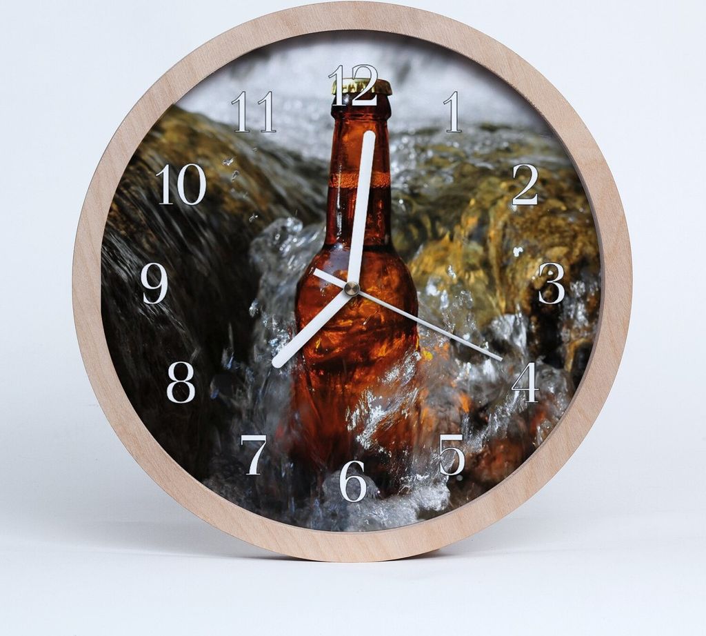 Holzuhr 20fi cm wanduhr - Bier Küche