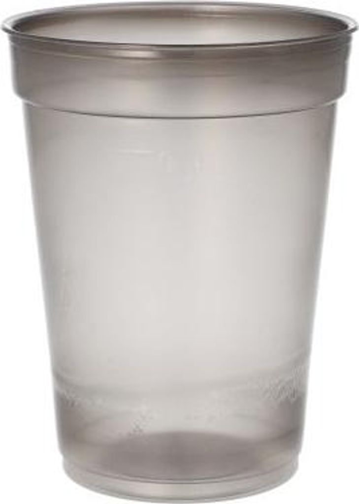 400 Mehrweg-Trinkbecher PP 0,4 l Ø 9,5 cm · 12,1 cm grau