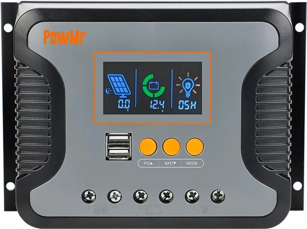 Controller Solare 80A PWM Display LCD - Protezione Batteria Professionale