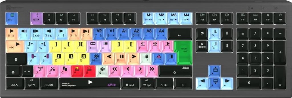 LogicKeyboard Avid Media Composer Astra 2 Classic, versie Productafbeelding 