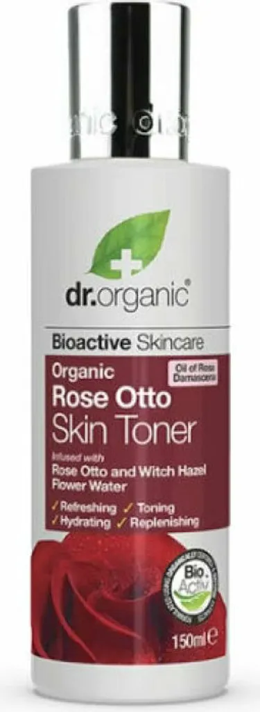 Tonique Visage à la Rose de Damas Bio Dr. Organic - Soin Éclat en 150ml