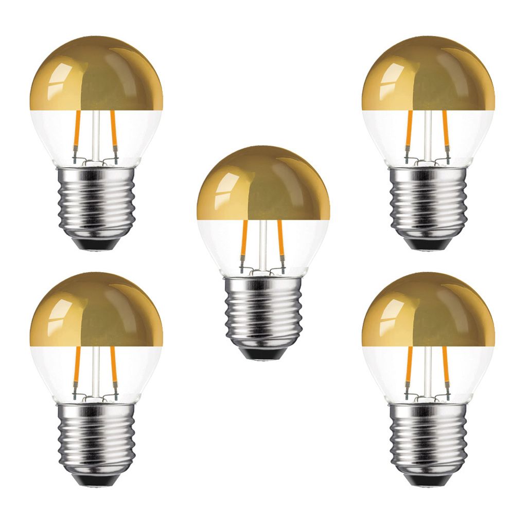 5 x LED Filament Tropfen Leuchtmittel 2W = 25W E27 Produktbild 