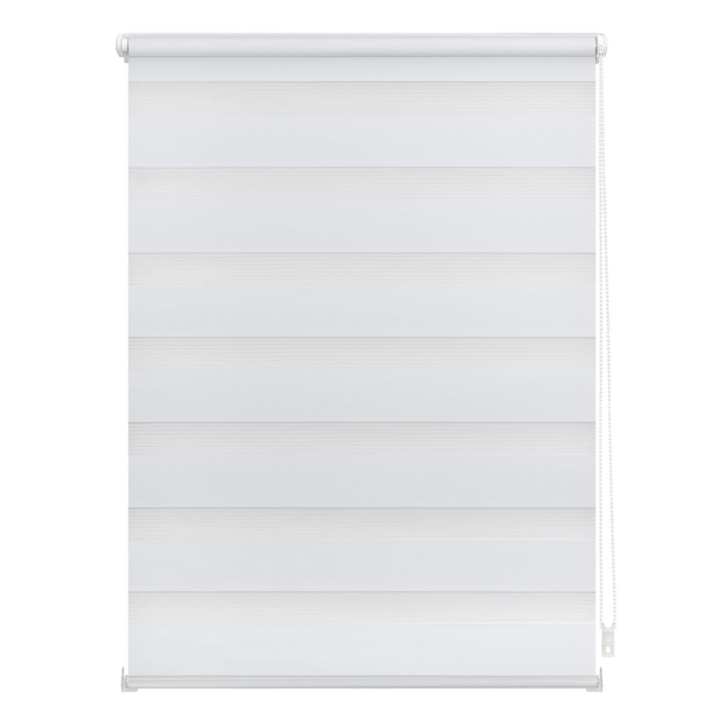 Lichtblick Duo Rollo Haftfix, ohne Bohren, blickdicht Weiß, 100 cm x 150 cm (B x L)