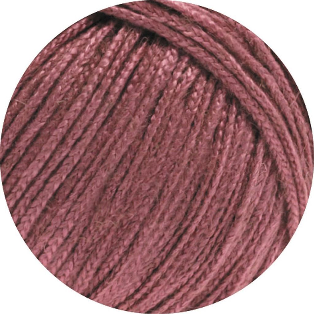 A close-up view of yarn.