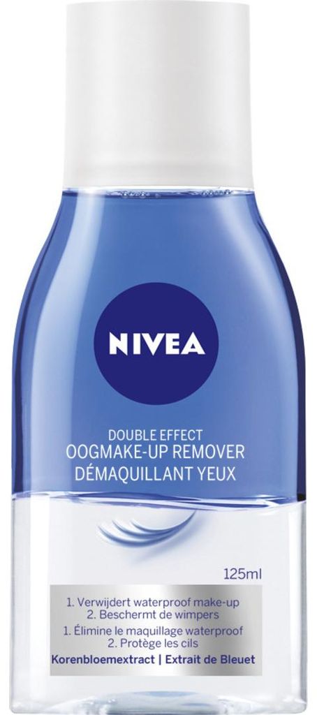 Nivea Visage Double Effect Augen-Make-up-Entferner, wasserfest (125 ml)