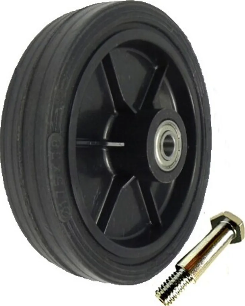 Ruota Universale Tosaerba 175mm M10 con Cuscinetto a Sfera | Ricambio Top