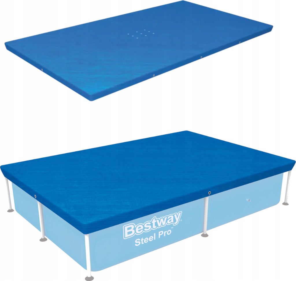 Bestway® PE-afdekzeil, 224 x 154 cm, blauw, rechthoekig Productafbeelding 