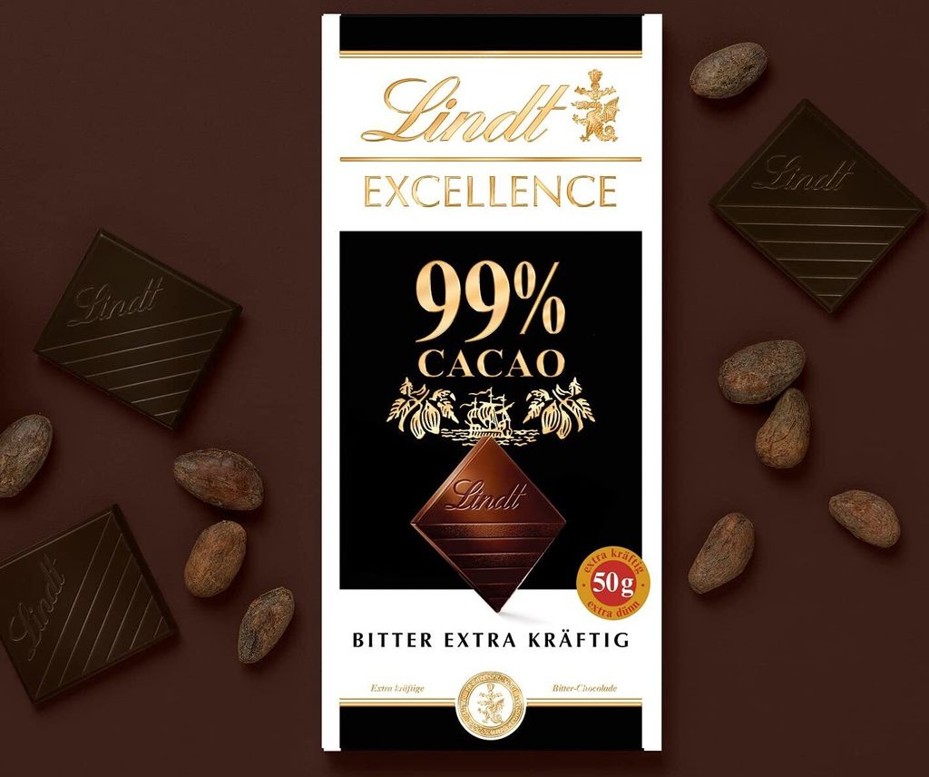Lindt 3046920028721, Tmavá čokoláda, 50 g, 2433 kJ, 590 Obrázek produktu 