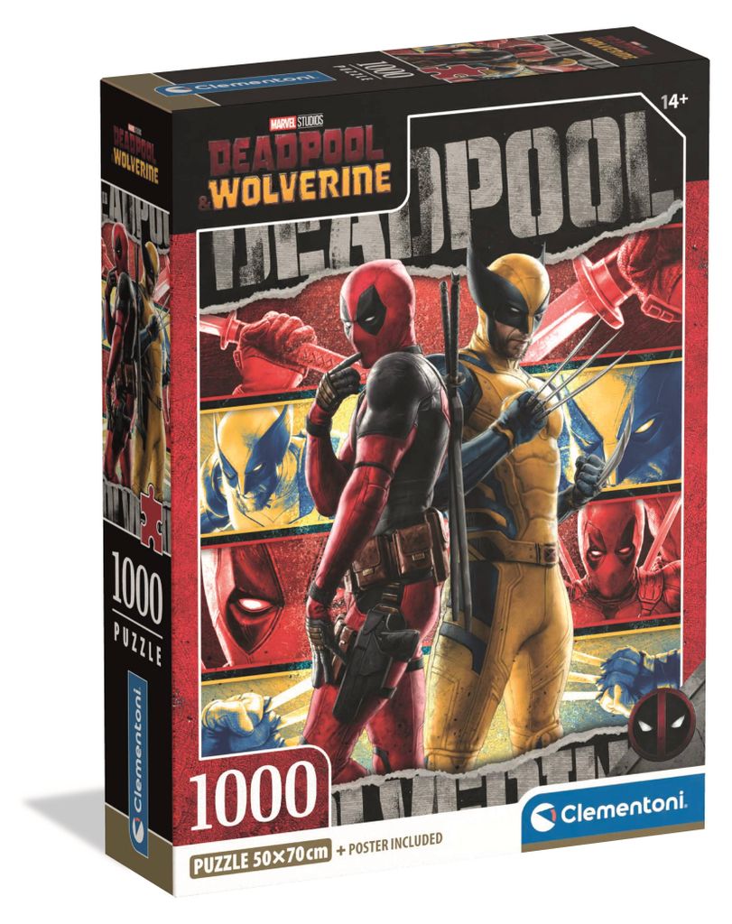 CLE puzzle 1000 CompactDeadpool & Wolverine 37050 Zdjęcie produktu 