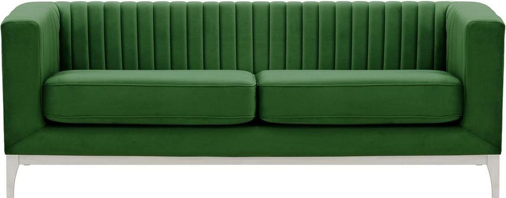 Dreisitzer-Sofa Slender Wood-Velluto 10-white