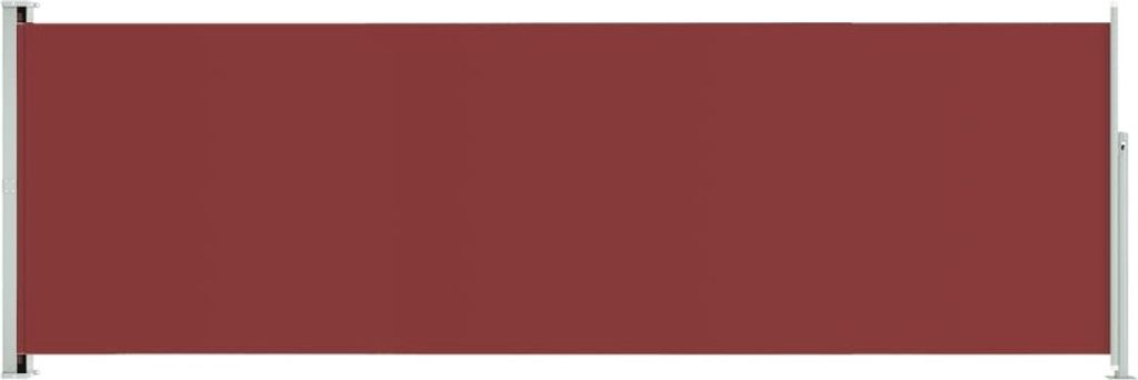 Seitenmarkise Ausziehbar 200x600 cm Rot