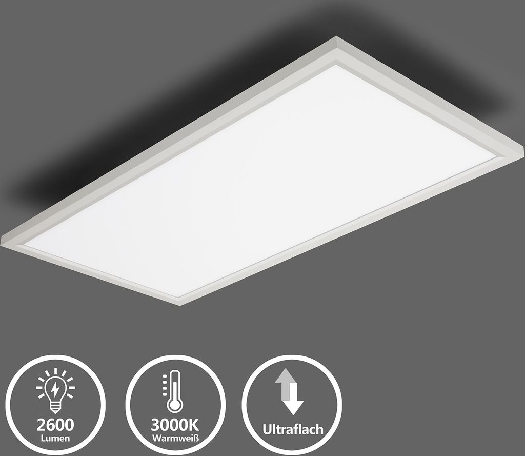 IMPTS LED Deckenleuchte 27W Deckenlampe Flach Warm Neutral Produktbild 