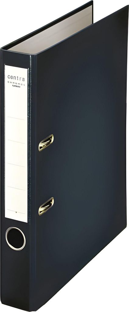 Ordner A4/50 Centra schwarz Plastik