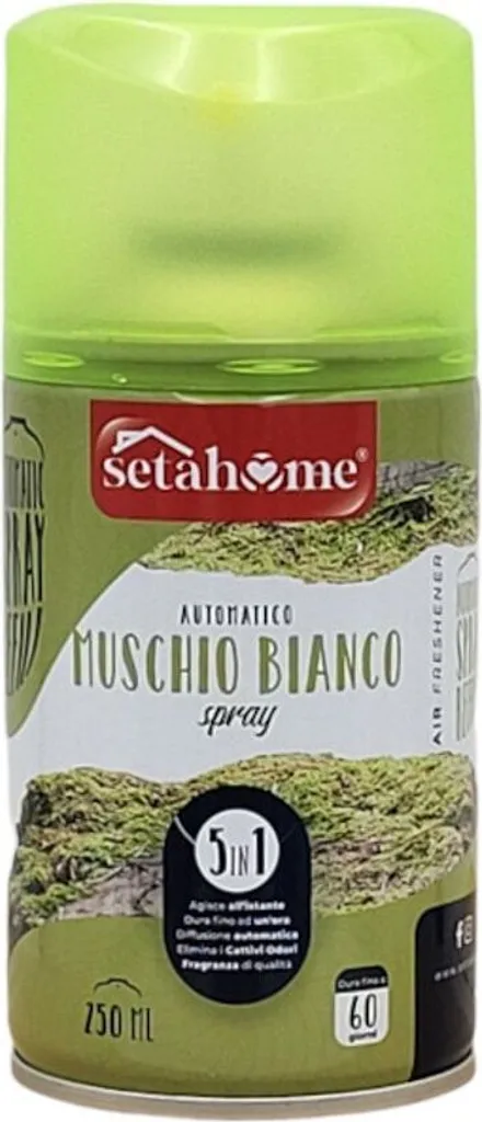 Recharge Diffuseur Automatique Musc Blanc 250ml - Lot de 24 Sprays