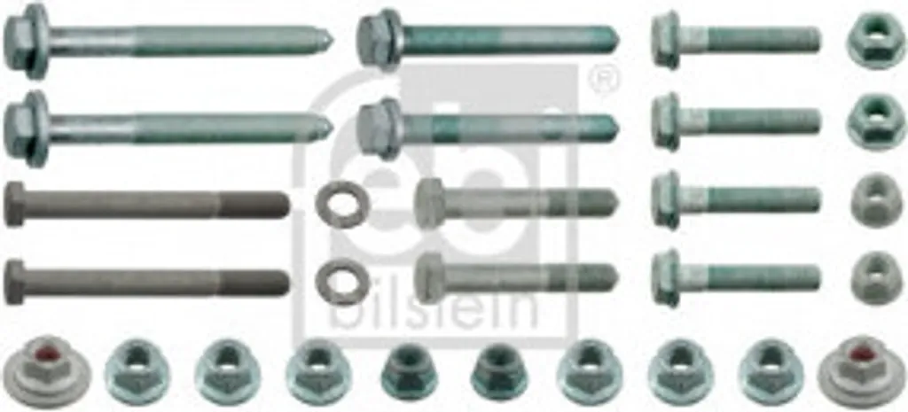 Kit réparation bras de suspension FEBI 39754 pour Audi A4 B6 B7 et Seat