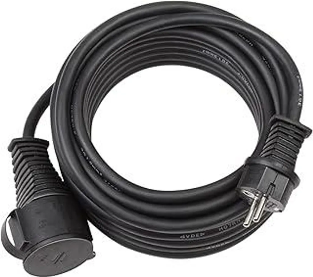Cavo Prolunga Professionale Brennenstuhl 10m IP44 H07RN-F 3G2,5 Nero