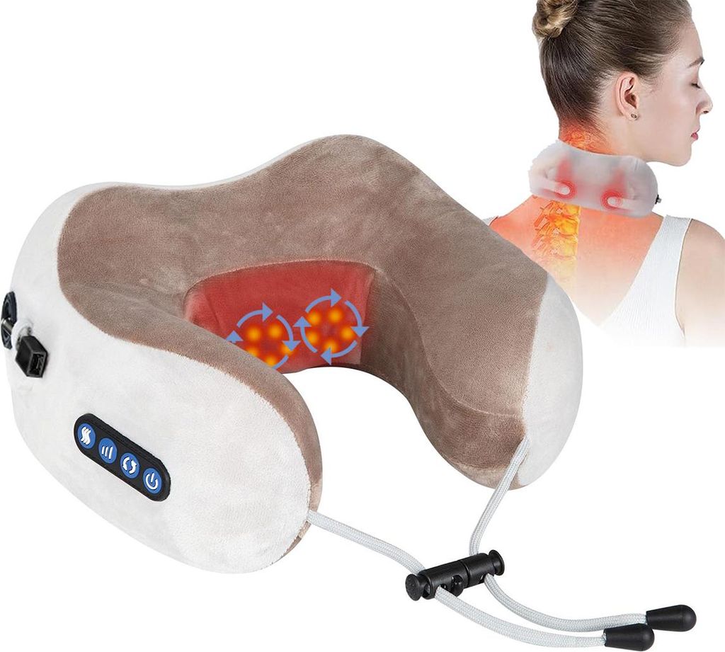U-förmiges Massagekissen für Nacken, multifunktionaler Produktbild 