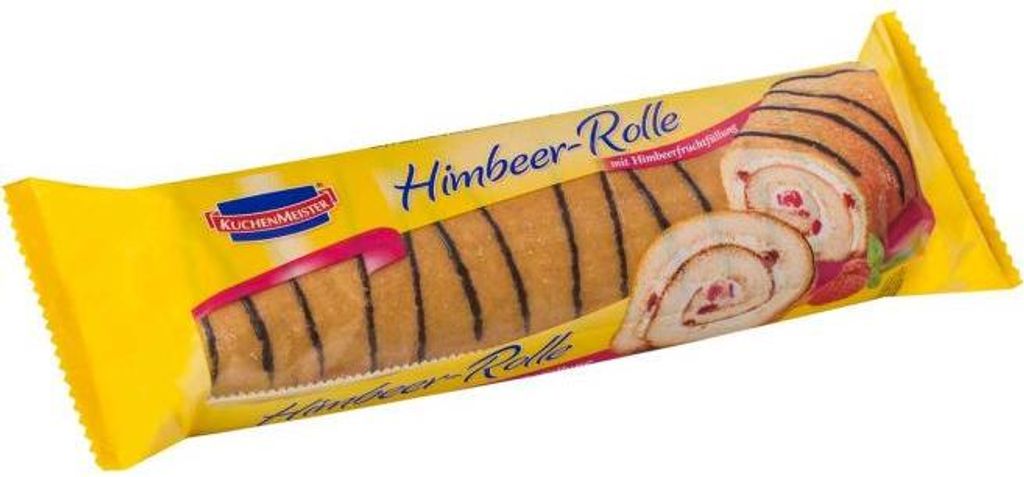 KuchenMeister Himbeer-Rolle 400g