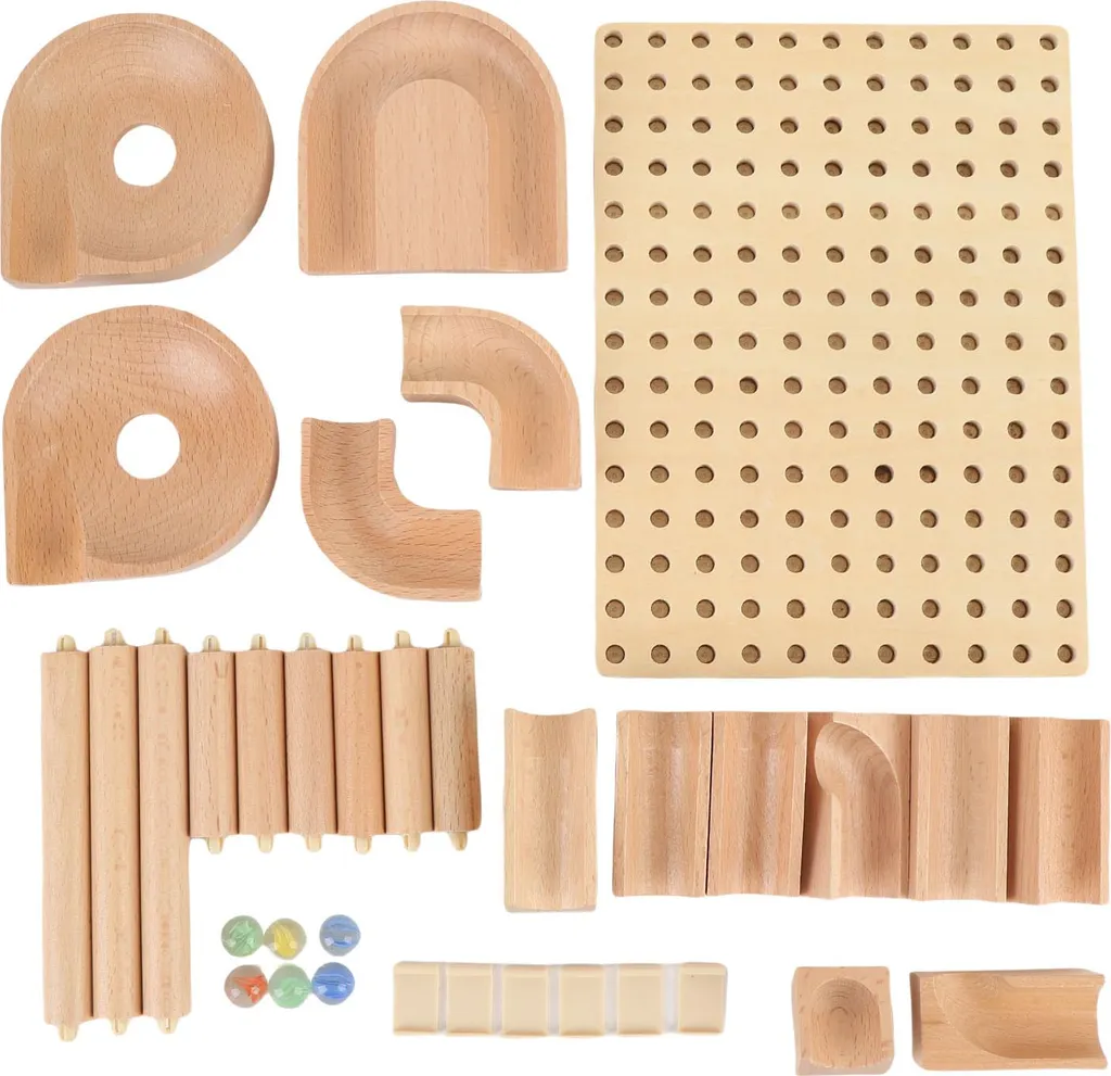Kit Circuit billes bois DIY - Solution anti-stress et éducative pour tous - 2