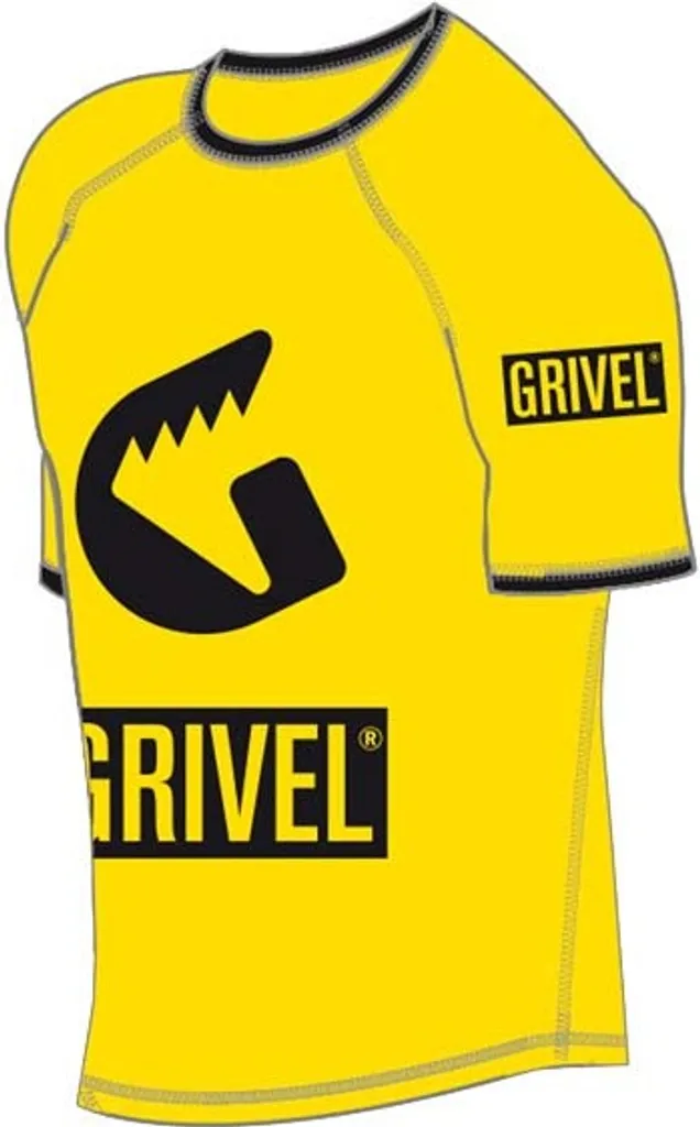 Maillot Technique Respirant Grivel Jaune S - Séchage Rapide Montagne