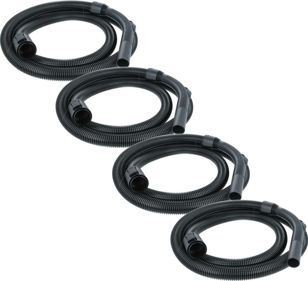 vhbw 4x Ersatz Schlauch kompatibel mit Kärcher WD 2.200, SE3001, SE 4002, SE 4001, WD 2, SE 2001 Staubsauger - 3,5 m, Handgriff, 35 mm Rundanschluss