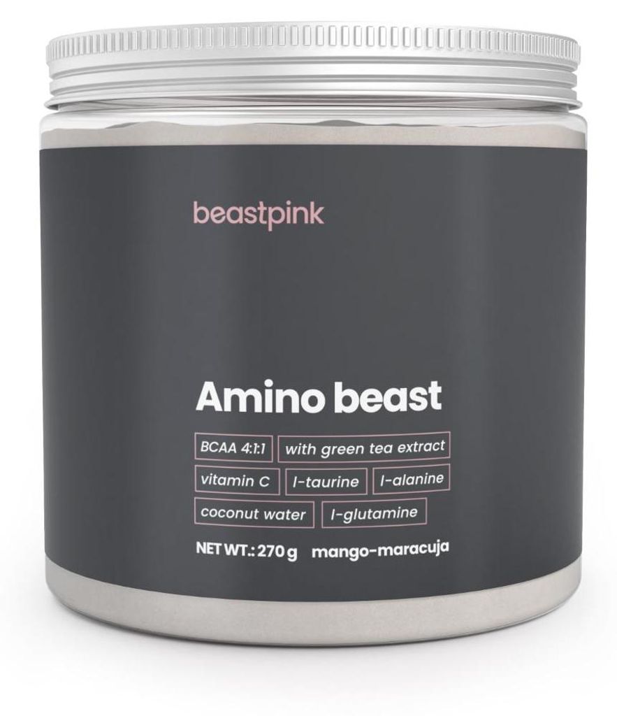GymBeam - Amino Beast - BeastPink, 270 g, Mango Maracuja Produktbild 