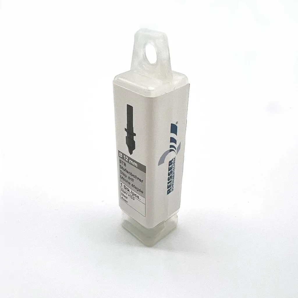 Foret étagé 5-12 mm en acier HSS pour perçage précis inox A2 et bois