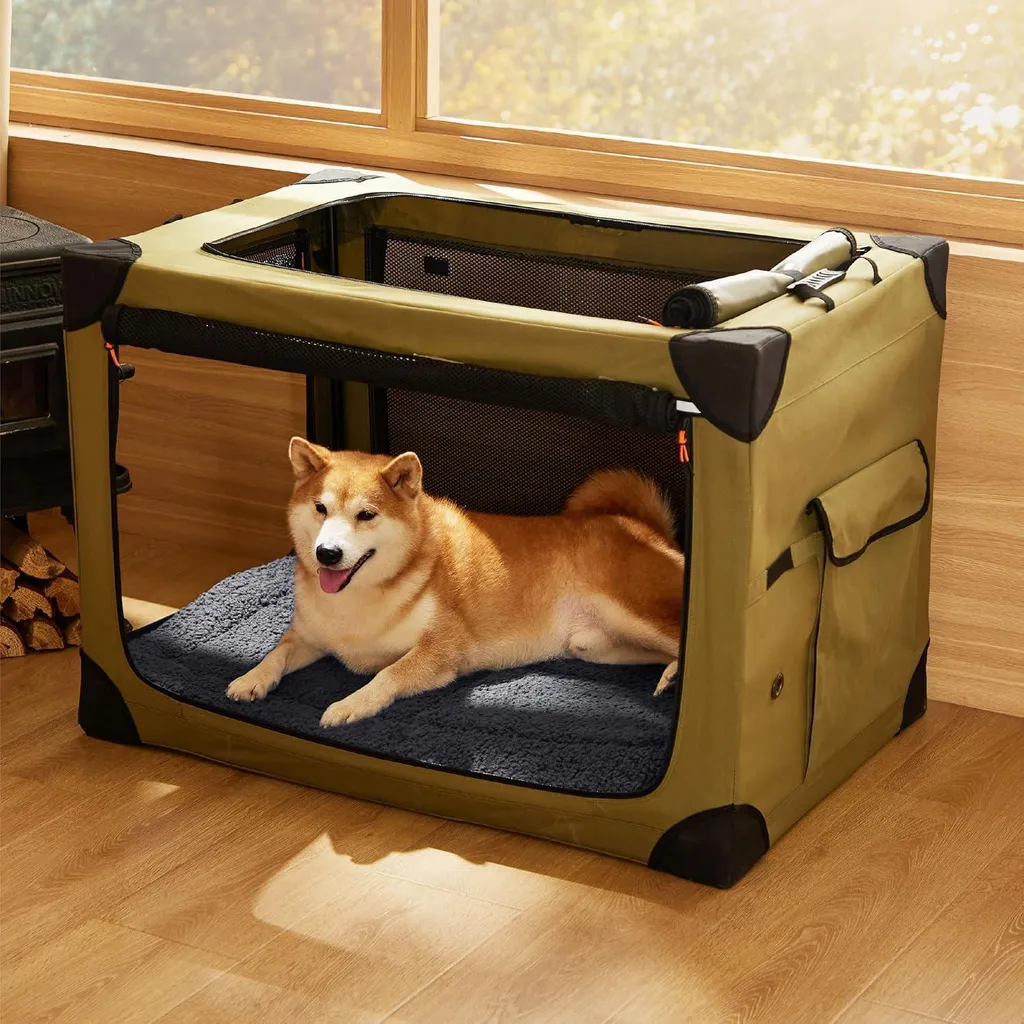 Matelas chien lavable en mousse haute densité contre les douleurs gris