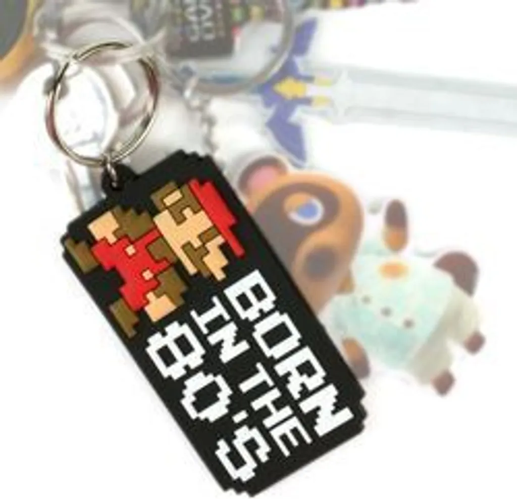 Portachiavi Nintendo Super Mario Born in the 80's per Zaino e Borse - 6