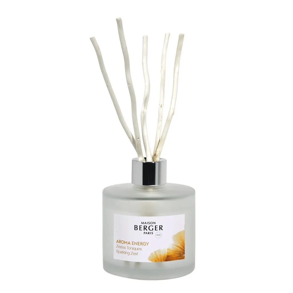 Diffuseur de Parfum à Bâtonnets Aroma Energy Zestes Toniques 180ml