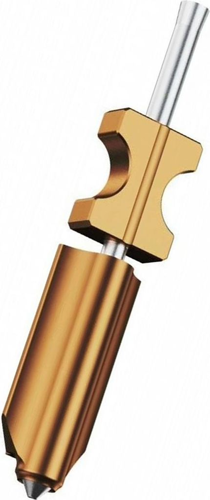 0.4mm integrierte Düse passend für Adventurer 5X 3D Drucker gehärteter Stahl Extruder Hotend Heizung Block Teil schnelle Installation