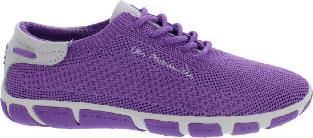 TBS Jazaria Segelschuh, Tennis Knit Eco PET, Orchidee A7136 40