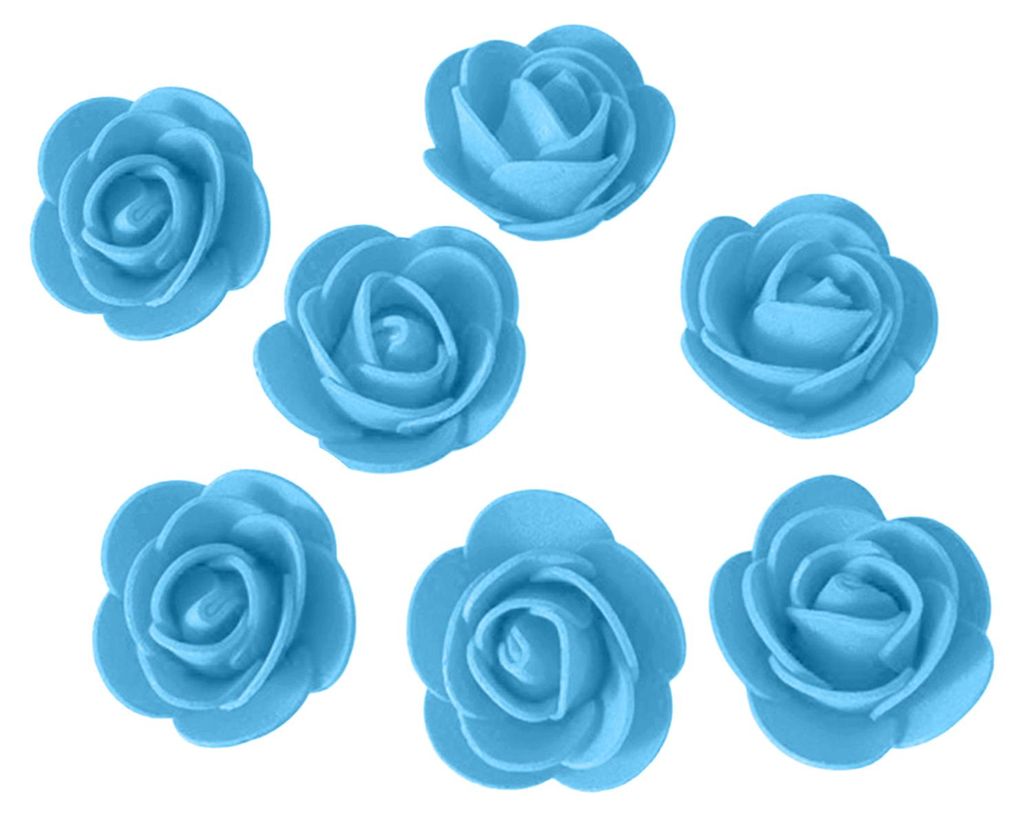 500 Stück Mini-Kunstrosen aus Schaumstoff, kleine Rosenköpfe für DIY-Blumenarrangements, Wandgirlanden, Hintergründe, Hochzeiten, Brautpartys u...