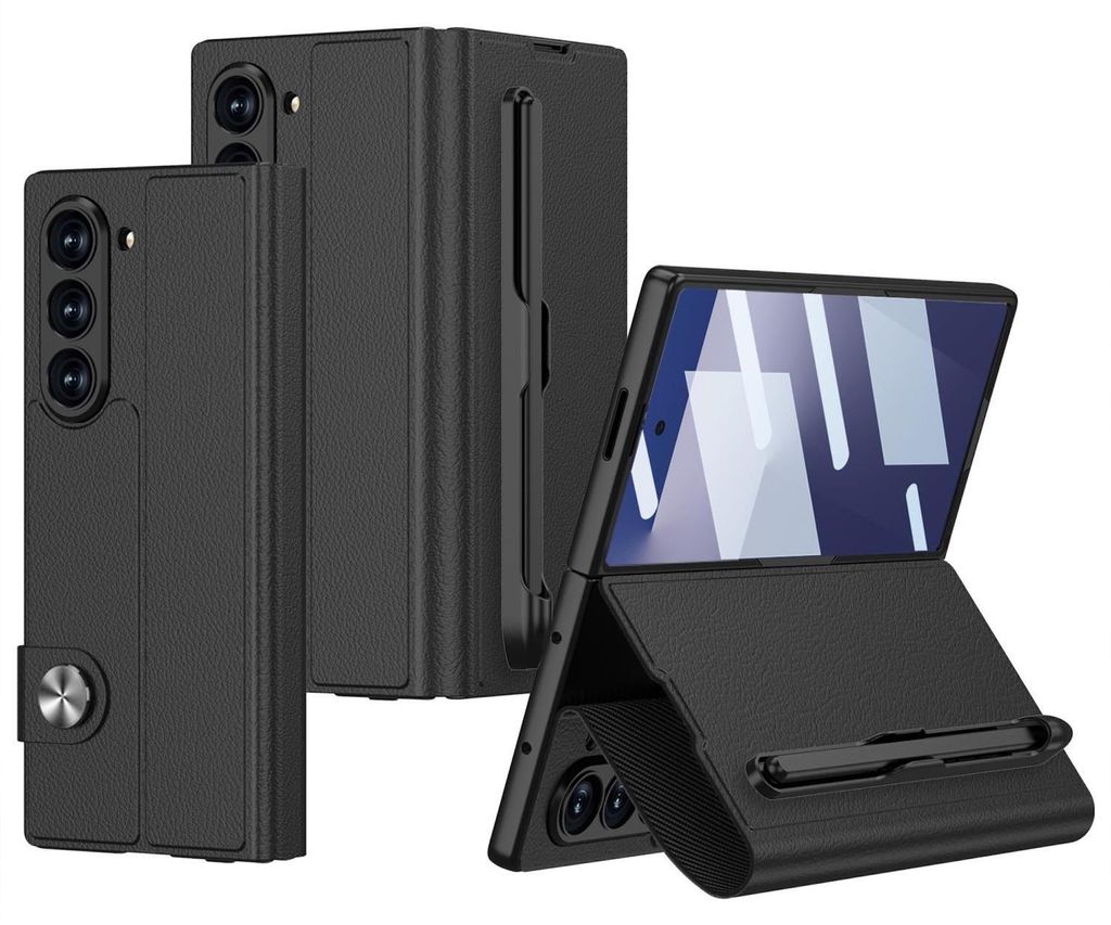 Für Samsung Galaxy Z Fold7 GKK Integrierte Flip Lederhülle Produktbild 