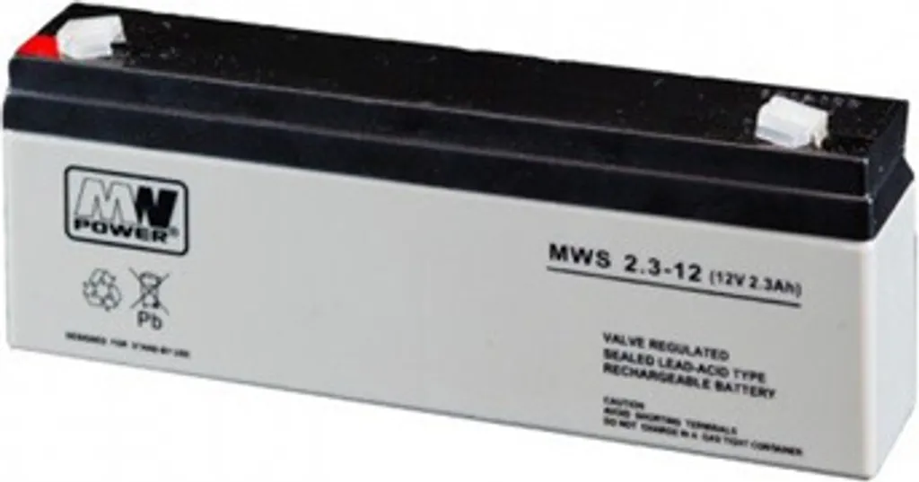 Batterie 12V 2,3Ah pour Alarme et Sirène Extérieure - Alimentation AGM