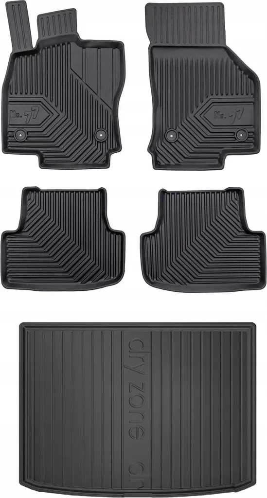 Set Tappetini 3D Gomma Audi A3 8Y Sportback 2020- | Design No. 77