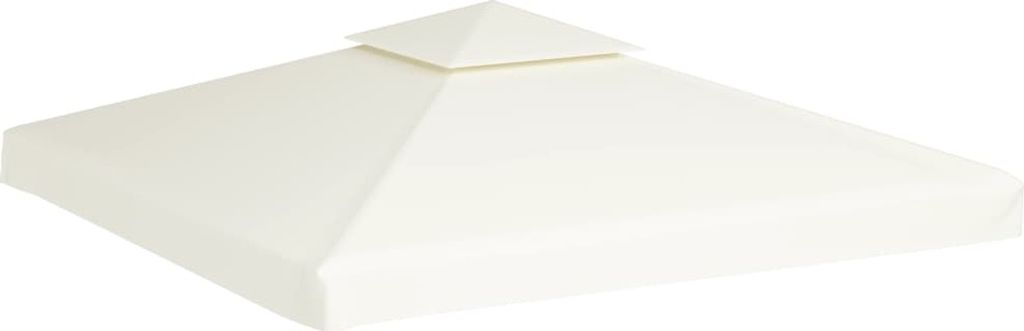 vidaXL Pavillon-Ersatzdach 310 g/m² Cremeweiß 3x3 m Produktbild 