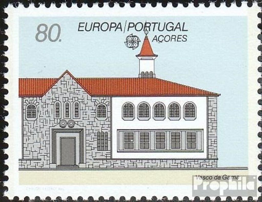 Briefmarken Portugal - Azoren 1990 Mi 409 (kompl.Ausg.) gestempelt Postalische Einrichtungen