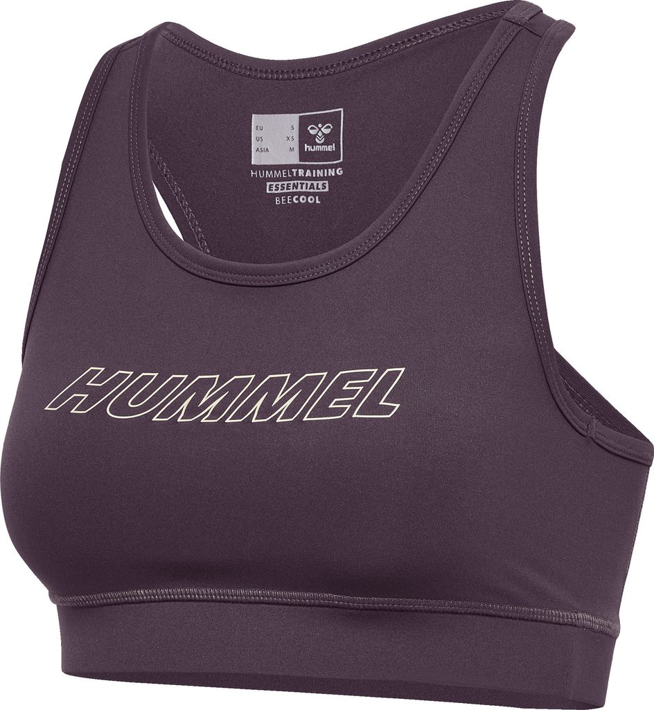 Hummel Hmlte Fundamental Sports Bra - plum perfect, Größe:L