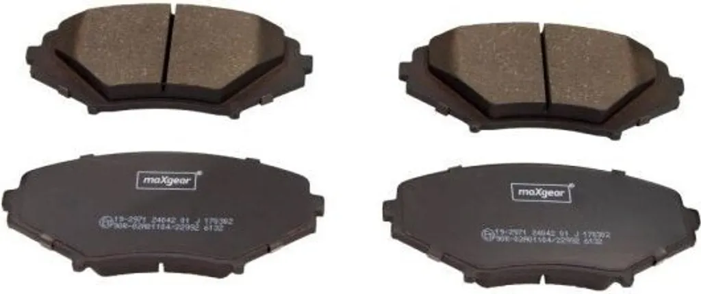 Plaquettes de frein sans bruit pour Mazda RX-8 FE SE Maxgear 19-2971