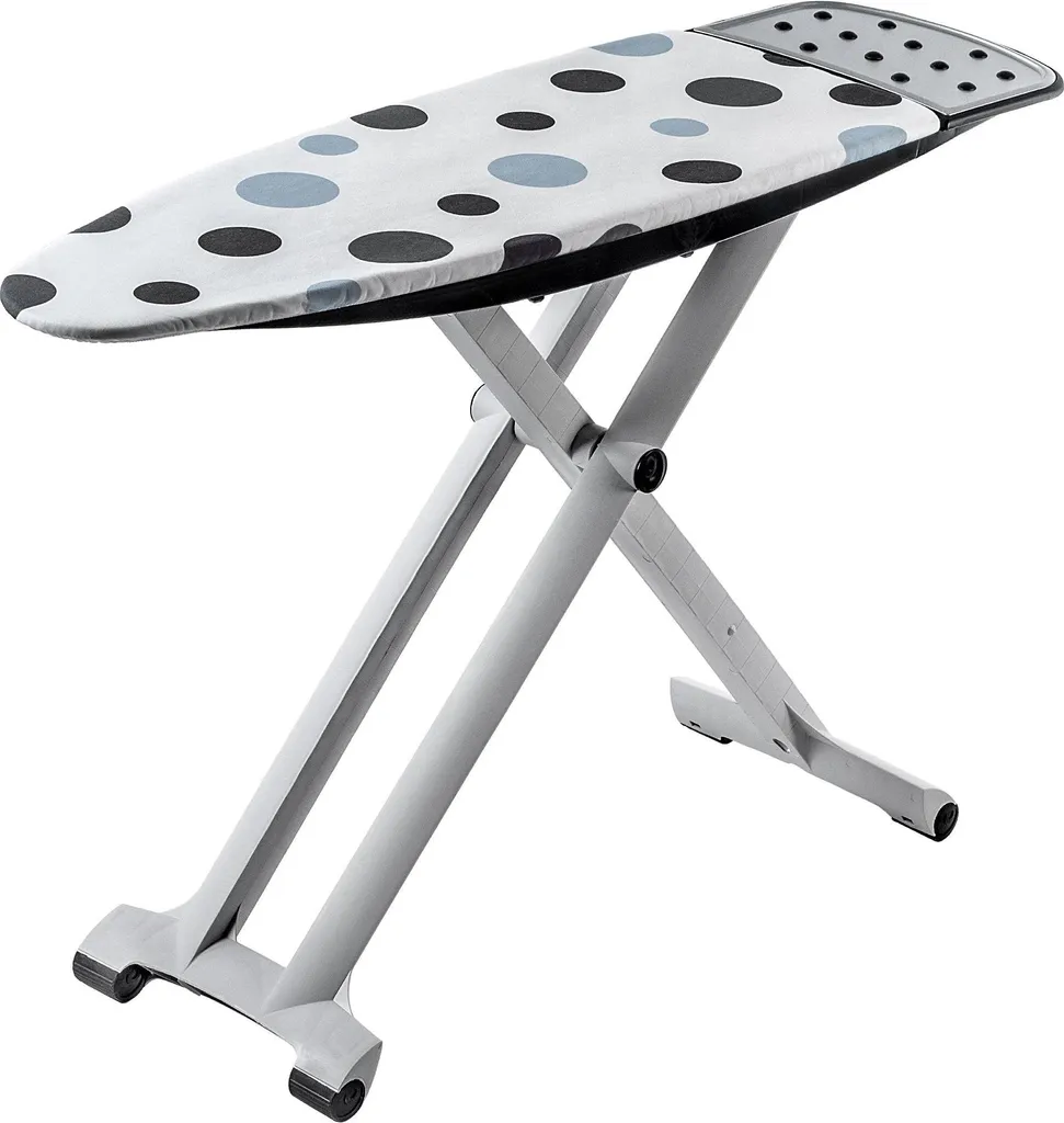 Planche à repasser stable et pliable grand format avec porte-fer