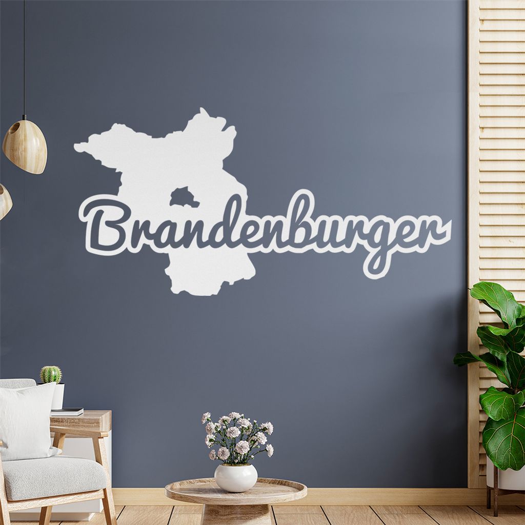 Brandenburger herkunft Wandtattoo Wandaufkleber Wall Sticker - Dekoration, Küche, Wohnzimmer, Schlafzimmer, Badezimmer