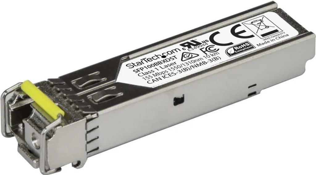 Module fibre optique pour liaison réseau 10km SFP 155 Mbit/s monomode LC
