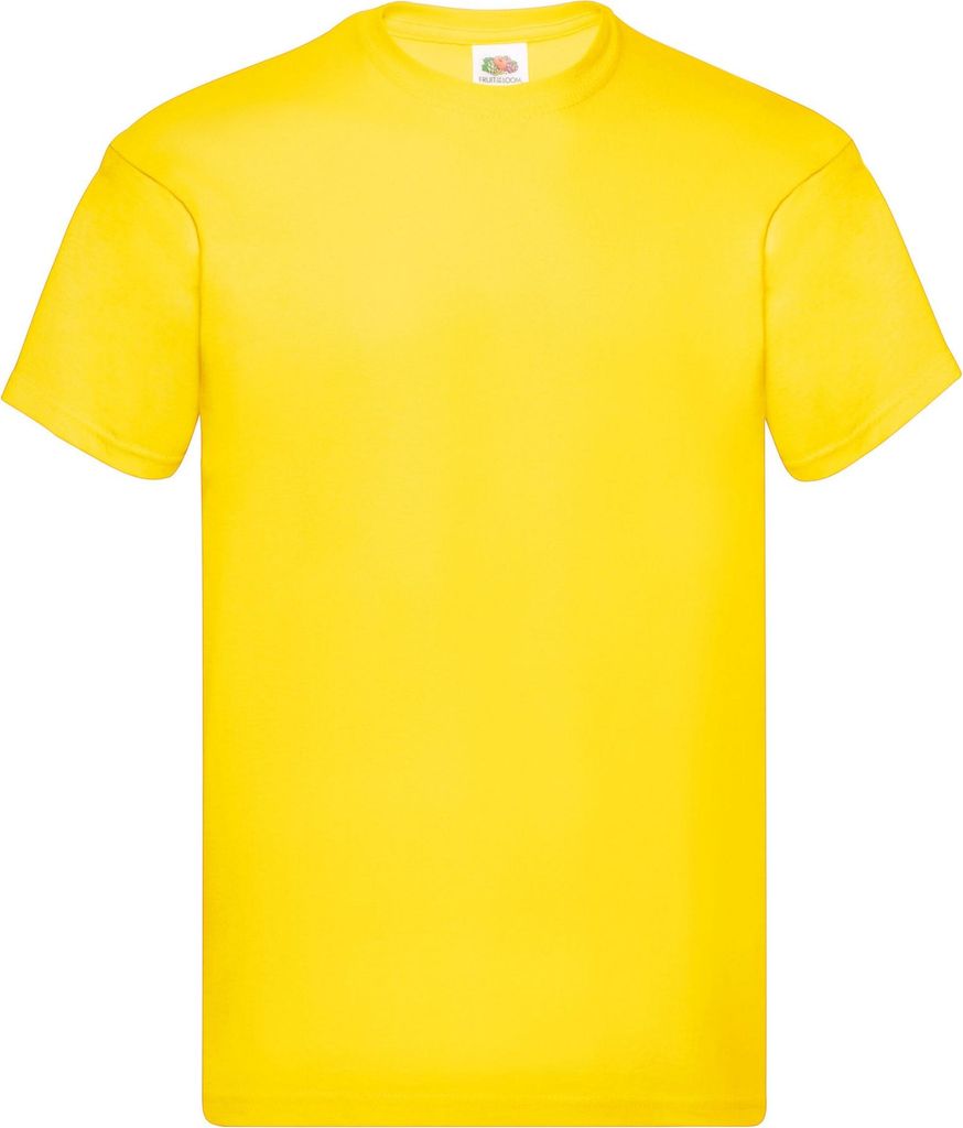 Fruit of the Loom - "Original" T-Shirt für Herren FK2910 (XXL) (Gelb)