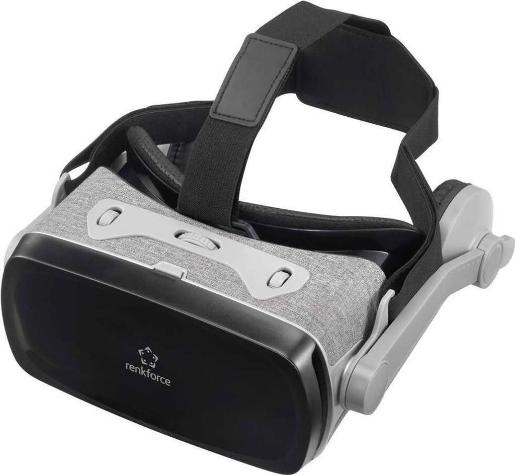 Renkforce RF-VRG-300 Virtual Reality Brille Schwarz-Grau Produktbild 