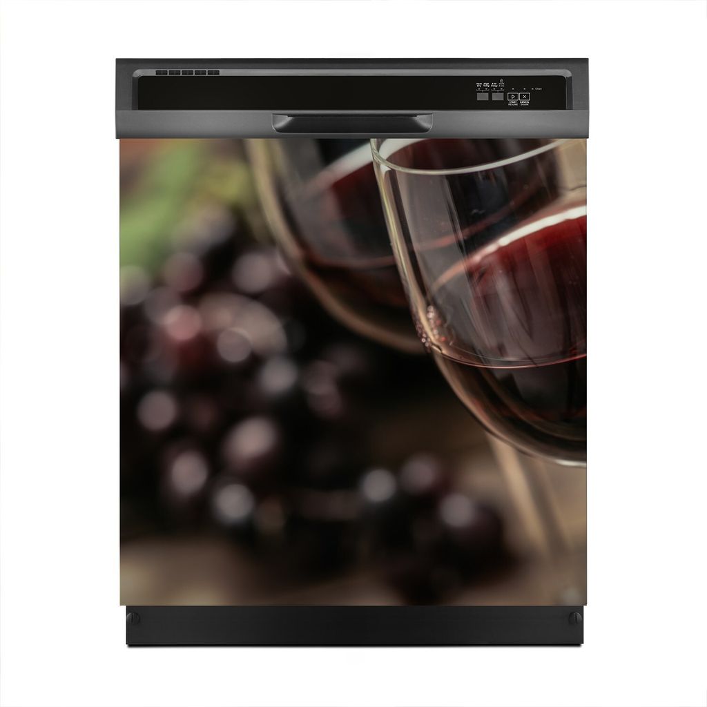 Aufkleber sticker 60x60 cm Dekorative folie Spülmaschine - Wein Glas