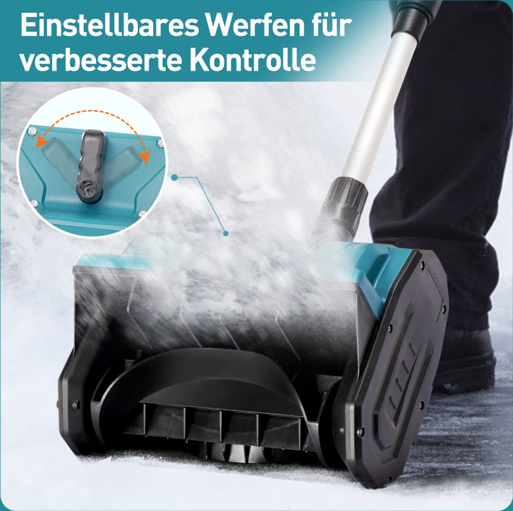 Akku-Tragbare elektrische Schneefräse,Schneeräumwerkzeuge Produktbild 4