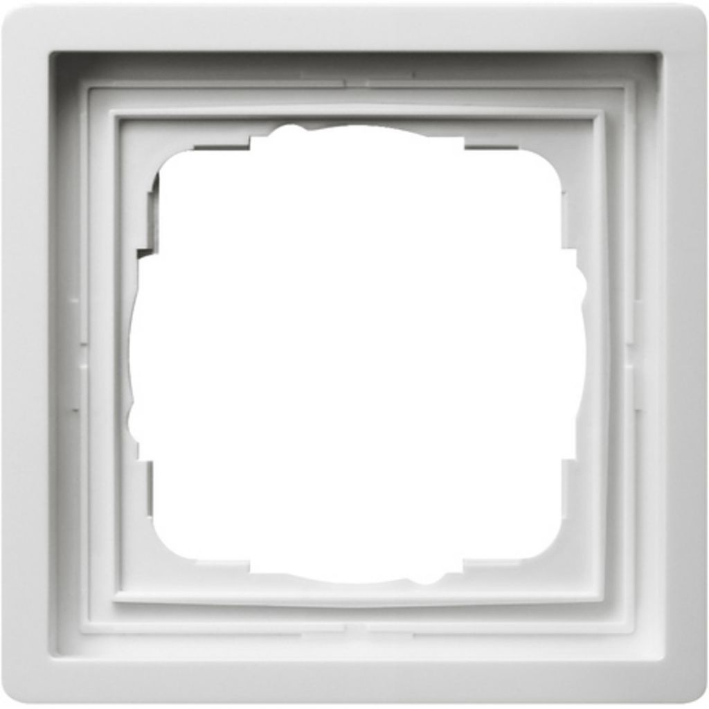 Cadre Gira simple Gira 0211112 blanc pur, 1 pièce. Image du produit 
