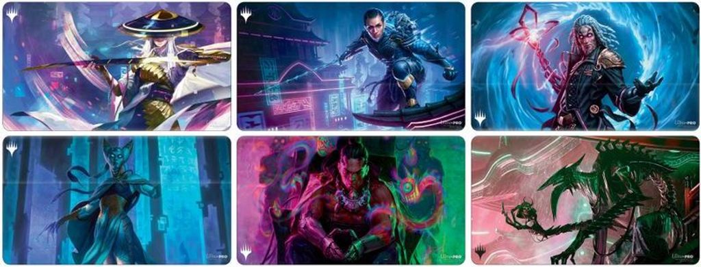 Ultra Pro - Standard Playmat - Magic: Kamigawa Neon Dynasty Tezzeret, Betrayer of Flesh / V3